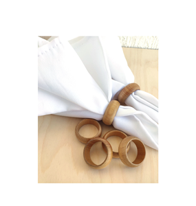 Rustic Wooden Round Shape napkin <b>Ring</b> holder Eco-Friendly Dining table Decor napkin <b>Rings</b> holder in <b>Cheap</b> Price - Product Image 5