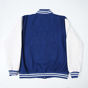 Men's Custom Leather Long Sleeve Baseball <b>Jackets</b> Wholesale Varsity Letterman <b>Jacket</b> Embroidered Chenille <b>Patches</b> Winter - Product Image 2