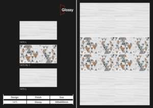 คอลเลกชันกระเบื้องพอร์ซเลนแบบมันเงาขนาด 300x600 มม. ดีไซน์ทันสมัย สำหรับตกแต่งภายในที่สว่างสดใสและพื้นผิวสถาปัตยกรรมขั้นสูง - Product Image 3