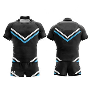 ชุดรักบี้วินเทจสั่งทำคุณภาพสูง ดีไซน์ไม่ซ้ำใคร สำหรับทีม ผลิตจากโพลีเอสเตอร์ 100% ทนทาน ระบายอากาศได้ดี ราคาไม่แพง - Product Image 1