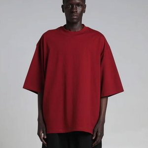 Camisetas Oversize de 7.5oz de Peso Máximo al por Mayor, Camisetas Lisas Oversize de Gran Gramaje para Impresión de Logotipos Personalizados - Product Image 4