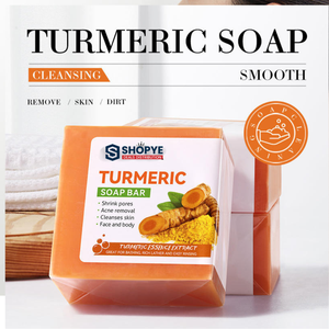 Jabones Exfoliantes Naturales Hechos a Mano con Cúrcuma para Rostro y Cuerpo 2026, Suministro OEM en Formato de Aceite y Gel para Aclarar y Limpiar la Piel - Product Image 2