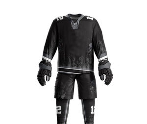 Uniforme de hockey sur glace personnalisé en polyester de haute qualité, meilleurs patins à glace pour débutants, uniforme de hockey sur glace - Product Image 3
