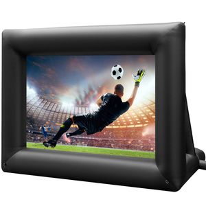 Écran de projection gonflable de 24 pieds avec souffleur d'air 360W en tissu Oxford pour utilisation en extérieur - Product Image 2