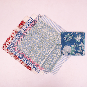 Bohamine Dressing <b>Bandanas</b> Sustainable Cotton Neck Scarf Tie Set Breathable Floral Colorful Lightweight Four Seasons Trendy Gift - Product Image 4