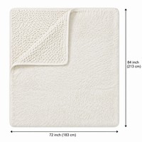 Couverture Chauffante Jacquard à Carreaux Sherpa OEM/ODM 72*84, 6 Niveaux de Température, Lavable en Machine, pour la Maison, Vente en Gros Usine