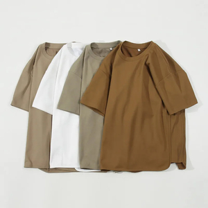 Camiseta de Algodón Grueso, Tejido Premium Resistente, Corte Holgado, Uso Diario - Product Image 2