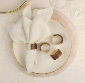 High Quality Modern Vintage-Style Wood & Resin Napkin Ring Holder Handmade Natural Wood Crafts With Wholesale Price - Product Image 1