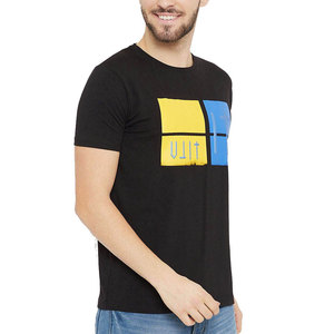 High Quality US Size Custom Made Factory Supply High Quality Summer <b>Cool</b> Breathable Polyester Solid Color <b>Man</b> <b>T</b>-<b>Shirt</b> - Product Image 2