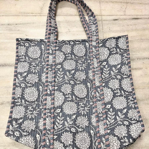 Sac fourre-tout réutilisable chic et pratique, élégant, durable et polyvalent pour un usage quotidien, sac fourre-tout en coton robuste, sophistiqué et élégant - Product Image 1