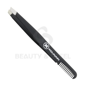 Pince à épiler classique en satin argenté à pointe inclinée pour les poils du visage, avec finition durable résistante à la rouille et tension calibrée - Product Image 4