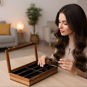 Caja de Madera de Lujo para Guardar Relojes, Caja de Regalo de Madera para Relojes de AYAANS - Product Image 4