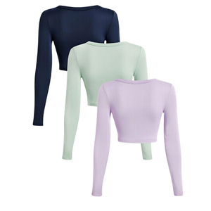 Camiseta Corta Ecológica de Alta Calidad para Mujer, 210 g/m², 100 % Algodón, Impresión de Logotipo Personalizado, Top Corto OEM Bangladesh - Product Image 3