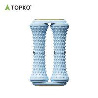 Rouleau de massage pour les pieds TOPKO de haute qualité, double bâton pour hommes et femmes, massage corporel, rouleau de massage pour les pieds