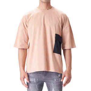 100% Cotton Custom <b>Blank</b> Heavy <b>Weight</b> Oversized T-Shirt Fashion Wear Solid Color Men T-Shirt - Product Image 1