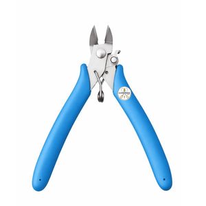 5" Spring-Loaded Diagonal <b>Cutters</b> | Stainless Steel Wire & Sprue Pliers with Silicone Handle - Product Image 4