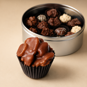 Crunchy Peanuts <b>Chocolate</b> Cluster Truffles Packed In Custom Gift Box With Custom Logo For Corporate Gifts - Product Image 6