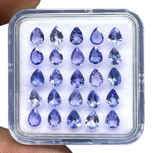 Piedra Preciosa de Tanzanita Natural con Corte en Pera de 4 mm, Lote de Piedras Sueltas de Tanzanita Azul, Precio al por Mayor, Lote a Granel para la Fabricación de Joyas - Product Image 4