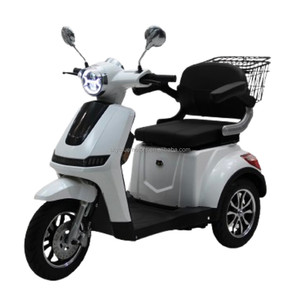 Scooter électrique tout-terrain à 3 roues, autonomie de 60 km, 1000 W, batterie au plomb-acide 20 Ah, contrôle par application, suspension intégrale pour - Product Image 5