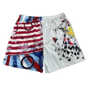 Nuevo Estilo de Ropa Deportiva para Hombre, Pantalones Cortos de Verano para Playa, Vacaciones y Gimnasio, Sostenibles, Antiarrugas, Transpirables, Talla Grande - Product Image 3