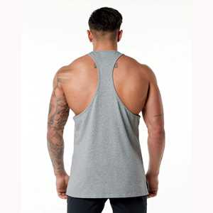 Camisetas sin mangas extragrandes para hombre con estampado de logotipo en la parte delantera y trasera, de algodón suave, para gimnasio, uso diario y de verano. - Product Image 6