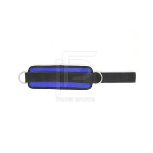 Correas de Tobillo Acolchadas de Neopreno Azul de Alta Calidad con Logotipo Personalizado para Máquinas de Gimnasio, PROFIT SPORTS, Antideslizantes y Profesionales - Product Image 3