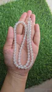 Perles de diamant moissanite blanches de 6 mm, facettées, pour la création de bijoux - Product Image 6