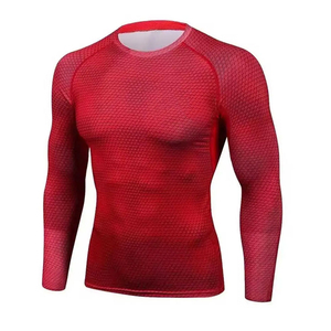 OEM Unisex <b>Compression</b> Sets 2 Piece Set Breathable Light Weight 100% Polyester Custom Colors Front Logo Position - Product Image 2