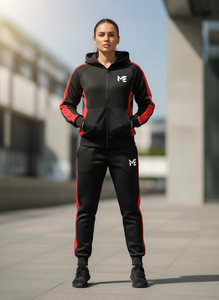 Conjuntos Deportivos de Moda para Hombre al por Mayor, Sudadera con Capucha, Dos Piezas, Traje Deportivo, Logotipo Personalizado, Ecológico, 100% Poliéster, Invierno - Product Image 4