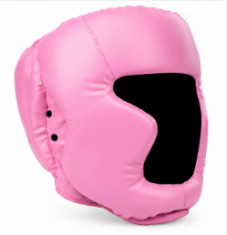 HAWK SPORTS INDUSTRIES Ensemble de casque de boxe en PU rose pour l'entraînement, le sparring, le MMA, le Muay Thai, le Taekwondo - Jeunes débutants - Product Image 6