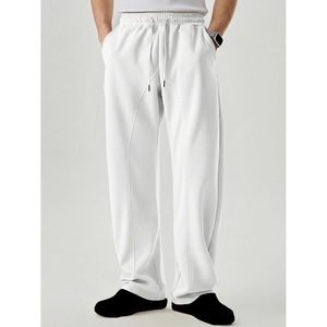 Pantalones Casuales Ligeros de Algodón/Poliéster Antiarrugas de Primera Calidad Personalizables con Cordón para Hombre y Mujer - Product Image 1