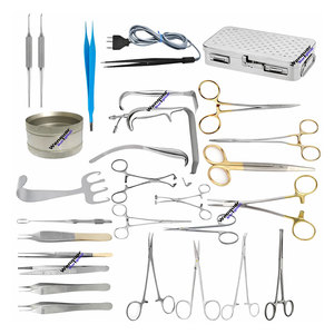 Juego de Instrumentos para Cirugía de Senos, 37 Piezas, Kit Quirúrgico Manual de Acero Inoxidable - Product Image 1