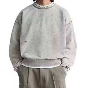 Sudadera con Capucha Extra Grande para Hombre, 100% Algodón, Nueva, Personalizada, de Moda, Sólida, para Invierno, 380 GSM, Estilo Vintage, Básica, de Pakistán - Product Image 3