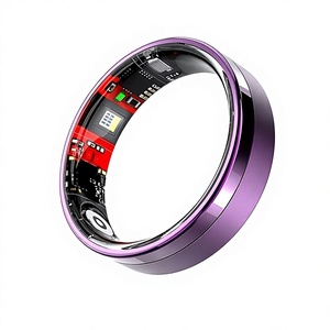 Smart Ring Health Tracker with High Precision Heart Rate SpO2 Low Oxygen Alert Sleep Analysis App <b>Control</b> - Product Image 1