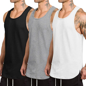 Débardeurs de sport tricotés pour hommes, style streetwear, séchage rapide, dos en Y, pour la musculation et la gym - Product Image 1