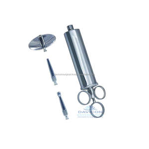 กระบอกฉีดยาหูคุณภาพสูง SCHIMMELBUSCH พร้อมฝาครอบและหัวฉีด 2 หัว อุปกรณ์ผ่าตัดหู คอ จมูก - Product Image 3