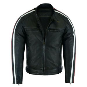 Chaqueta de Motociclista de Cuero Vacuno de Primera Calidad, Personalizada, de Manga Larga, Talla Grande, con Certificación CE, Ropa Deportiva con Logotipo Personalizado - Product Image 5