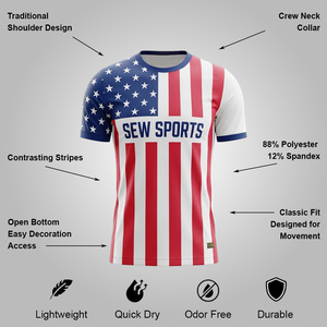 mens soccer jerseys custom sublimation soccer jersey wholesale Polyester Summer Soccer Jersey Adult Team Soccer Jersey - Product Image 5