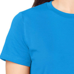 T-shirt Femme Uni à Col Rond et Manches Courtes, 100% Coton Jersey Respirant, Coupe Décontractée, Longueur Standard – Meilleures Ventes 2026 - Product Image 4