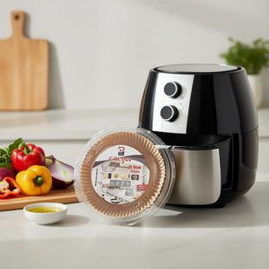 Papier de base pour friteuse à air de 20 cm, composant essentiel pour une cuisson efficace - Product Image 2