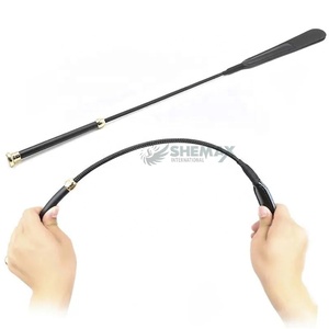 Látigos de Polo Ecuestres de Acero Inoxidable y Cuero PU de Alta Calidad, Personalizables, Ligeros, en Oferta - Product Image 6