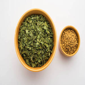 Hojuelas de Kasoori Methi (fenogreco) crudas y secas, especias de una sola hierba, 100% puras, certificadas ISO, paquete de 1 kg, 24 meses de duración, FitTree - Product Image 1