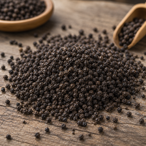 Grains de poivre noir indien épices naturelles séchées au soleil de qualité supérieure pour les exportateurs B2B du monde entier - Product Image 1