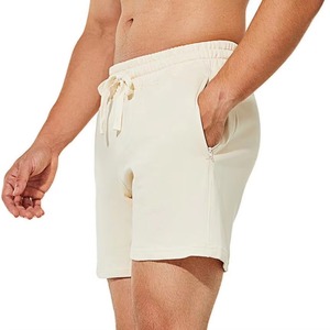 Pantalones Cortos Deportivos de Pana 100% Poliéster de Alta Calidad para Hombre, Ecológicos, Transpirables, Teñidos Lisos, con Logotipo Personalizado, Cintura Media, Casuales - Product Image 2