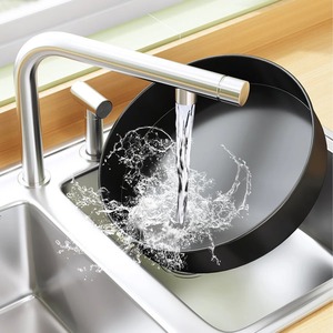 Estante para especias de metal negro redondo de 2 niveles, perfecto para mantener las especias perfectamente organizadas y fáciles de encontrar. Venta al por mayor desde India. - Product Image 6