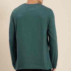 Camiseta de Manga Larga para Hombre, Diseño Moderno, 100% Poliéster, Corte Ajustado, Personalizable, Transpirable, Ecológica, 300g - Product Image 3