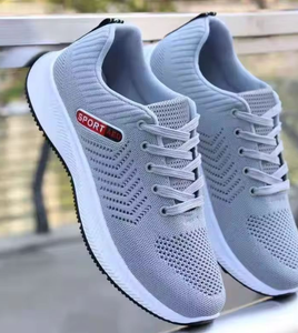 Chaussures de course unisexes SPORTABU en mesh noir, légères, avec semelle intermédiaire en EVA et semelle extérieure en caoutchouc, pour l'été, le fitness et les tenues décontractées - Product Image 4