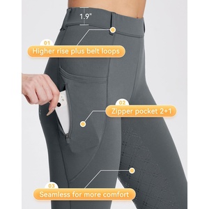 Pantalon d'équitation élégant et à la mode Culotte d'équitation Taille haute Culotte d'équitation pour femme Culotte d'équitation avec sport de plein air - Product Image 5