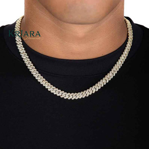 S925 Silver <b>Rope</b> <b>Chain</b> Necklace Round Lab Grown Diamond Rhodium Plated Unisex Luxury Everyday Wear - Product Image 2