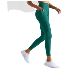 Leggings de Yoga de Cintura Alta para Mujer, Sólidos, Ecológicos, Transpirables, de Secado Rápido, Spandex/Nylon, para Fitness, Gimnasio, Deportes, Ropa Deportiva - Product Image 2